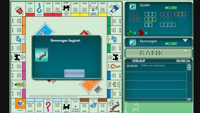 Gezeigt wird ein Screenshot aus dem Onlinespiel Monopoly.