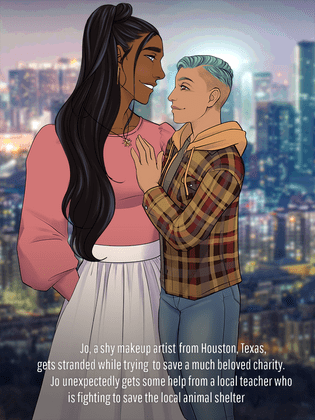 Pride Month-Spiele - Liebesfilm-Cover: Non-Binary